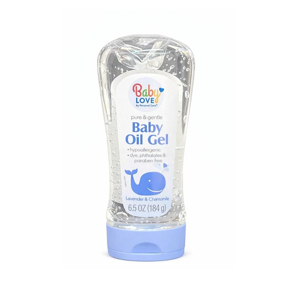 6.5 oz Baby Love Baby Oil Gel – Lavender & Chamomile
